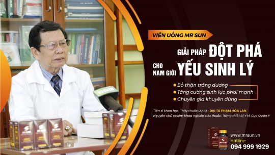 Viên uống Mr Sun – Thực phẩm tăng Testosterone tự nhiên cho nam giới