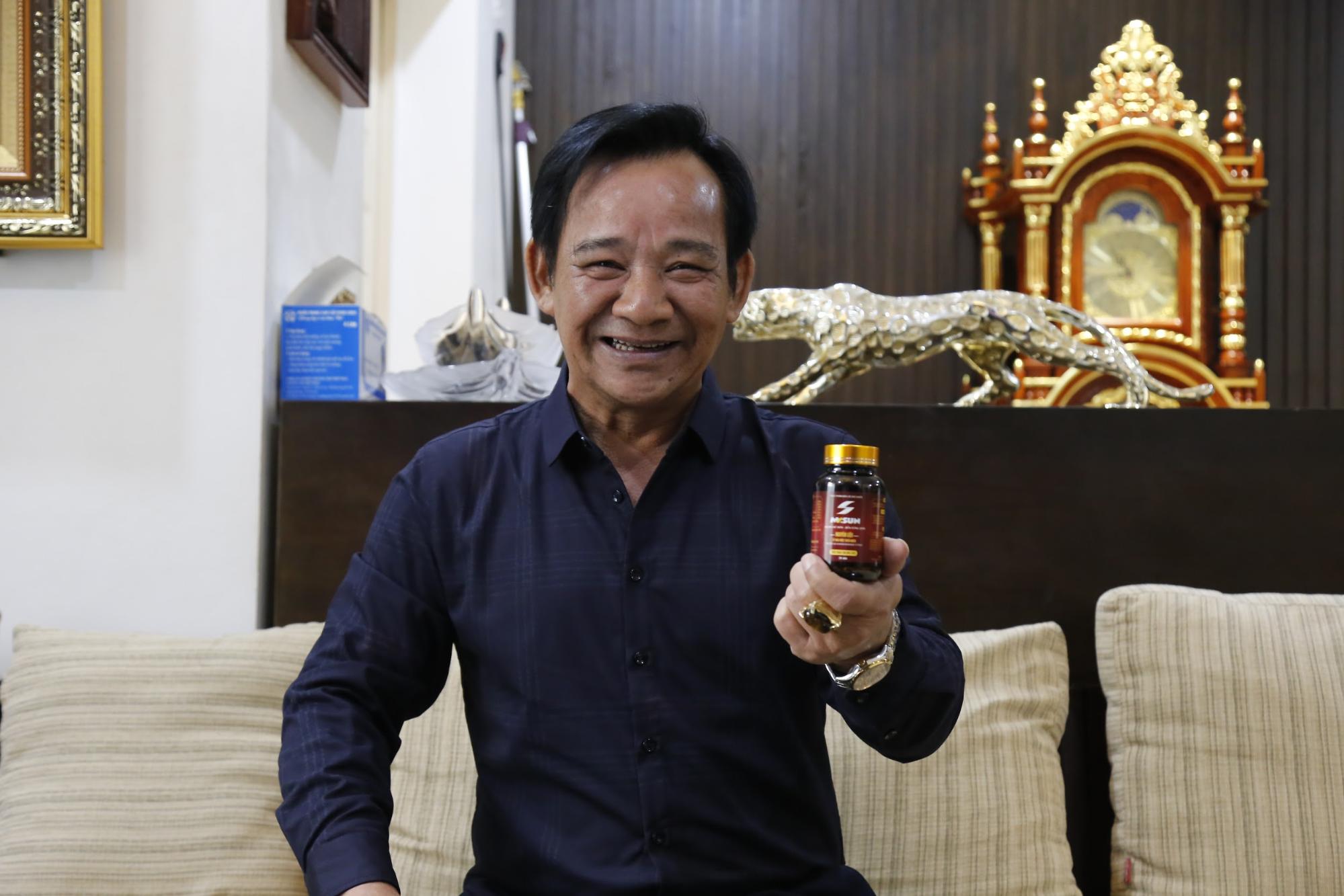 Nghệ sỹ Quang Tèo tin tưởng sử dụng Mr Sun để duy trì phong độ đàn ông 