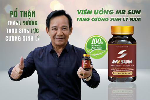 Mr Sun được xem là “vũ khí bí mật” giúp nghệ sỹ Quang Tèo duy trì bản lĩnh đàn ông ở tuổi U60
