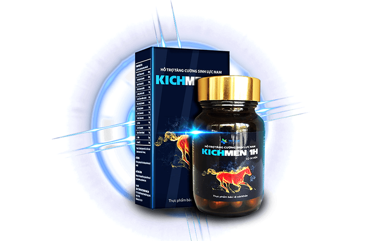 Kichmen 1H có tác dụng cải thiện tình trạng các bệnh lý liên quan đến chức năng sinh dục ở nam giới