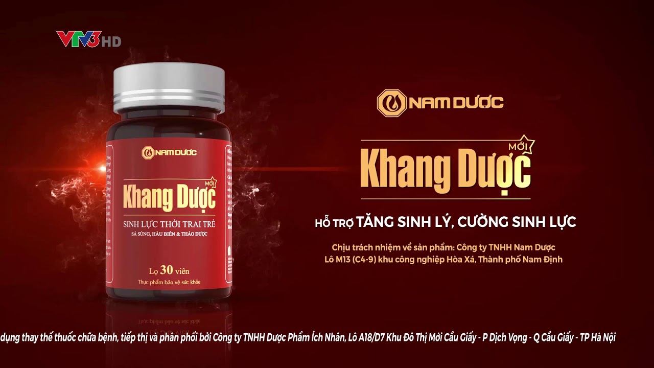 Viên uống Khang Dược được sản xuất bởi công ty Nam Dược