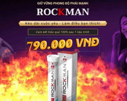 Viên sủi ROCKMAN có giá 790.000 đồng/hộp/20 viên